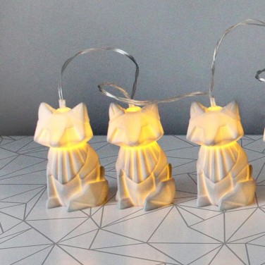 Origami Fox Fairy Lights